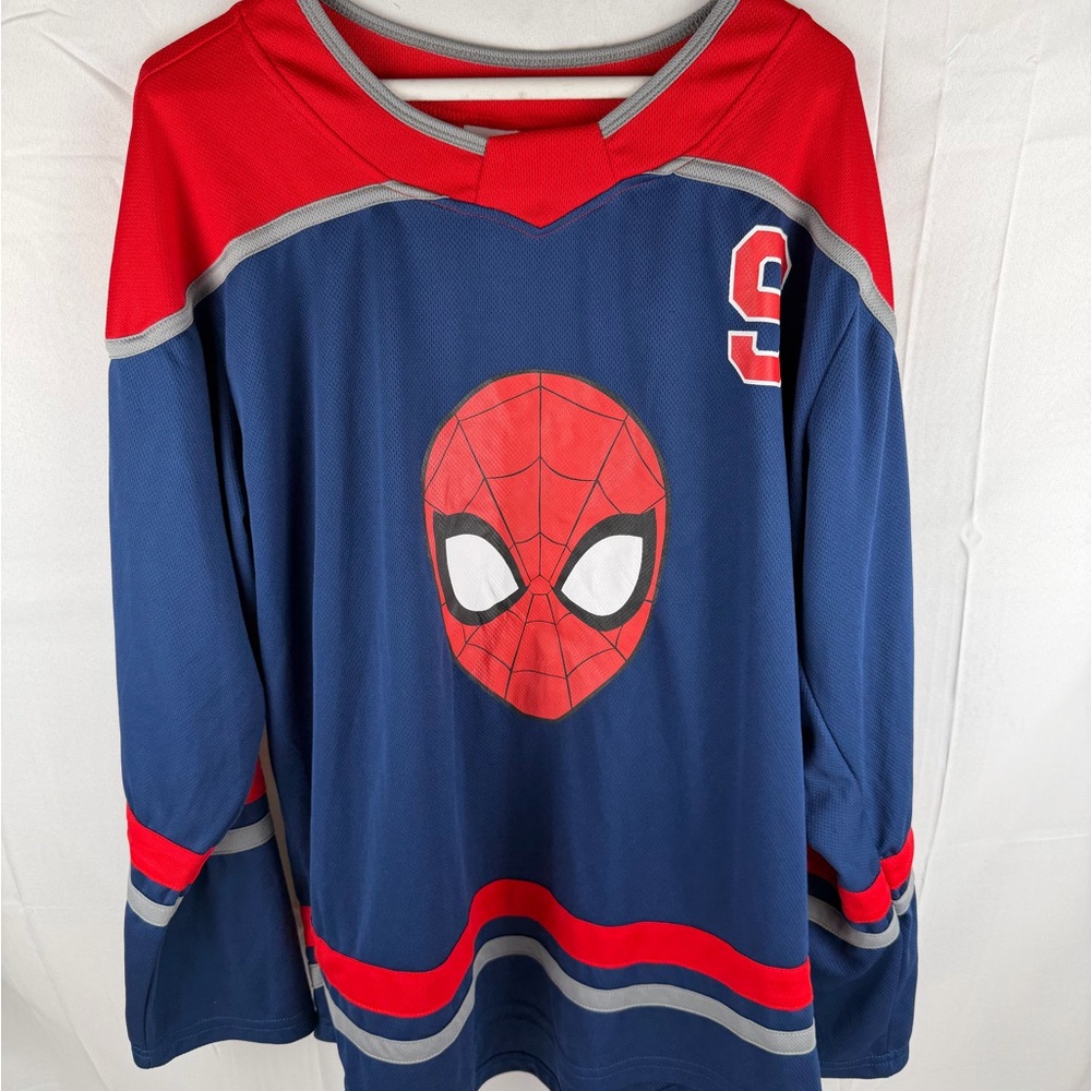 Marvel Spider-Man Long Sleeve Shirt - Red and Blue